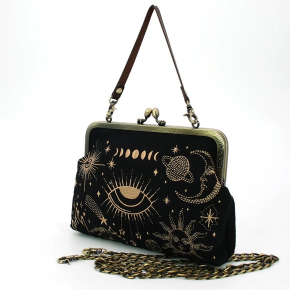 Celestial Kisslock Bag NWOT - Picture 2 of 3